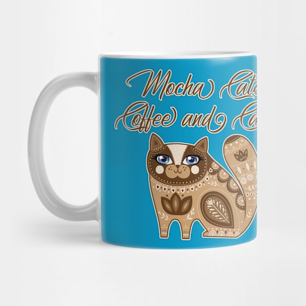 Mocha Cats, Coffee and cake - what's not to love? by Antzyzzz